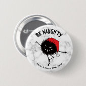 Het grappige kerkboempersonage is Naughty Ronde Button 5,7 Cm (Voorkant /achterkant)