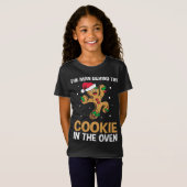 Het grappige kerstfeest van Gingerbrood onthult pa T-shirt (Voorkant volledig)