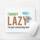 Het grappige Leuke Luie Citaat van de Koala van de Muismat (Met muis)