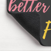 Het grappige leven is beter in het Teenslipper zom Muismat (Hoek)