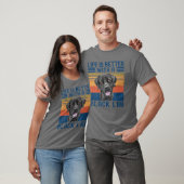 Het grappige leven is beter met Black Lab Labrador T-shirt (Unisex)