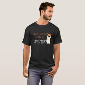 Het grappige leven is beter met een hamster-cavia. t-shirt (Voorkant volledig)