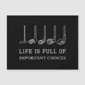 Het grappige leven zit vol belangrijke keuzes Golf (Voorkant)