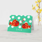 Het grappige Moederdag van de Cartoon van de Kaart (Gele Bloem)