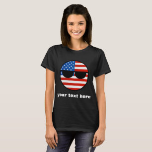 Het grappige Neigen Geeky de V.S. Countryball T-shirt