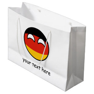 Het grappige Neigen Geeky Duitsland Countryball Groot Cadeauzakje