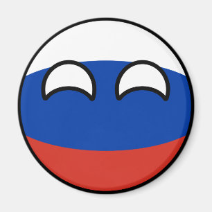 Het grappige Neigen Geeky Rusland Countryball Magneet