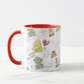 Het Grappige Patroon van StreetVintage van de Mok (Links)