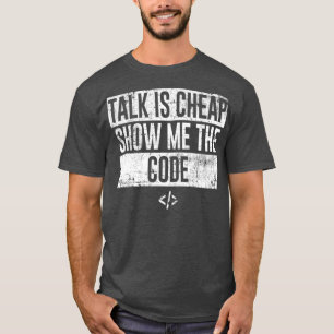Het grappige praatje is het goedkope Show me de pr T-shirt