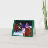 Het grappige Rendier Creationarts van de Feestdagen Kaart (Voorkant)