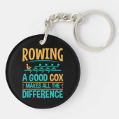 Het grappige Rowing a Good Cox maakt het verschil Sleutelhanger (Achterkant)