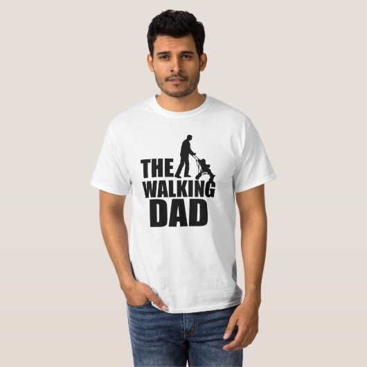 Het grappige shirt van The Walking Dad (Voorkant volledig)