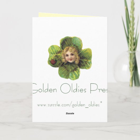 Het grappige St. Patrick Wenskaart van de Dag Kaart (Achterkant)