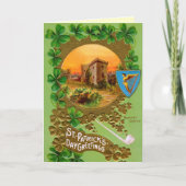 Het grappige St. Patrick Wenskaart van de Dag Kaart (Voorkant)