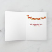 Het grappige Vakantie Drinke Hart van Turkije Feestdagen Kaart (Binnen)