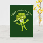 Het grappige Vegetarische Wenskaart van het Citaat Kaart (Gele Bloem)