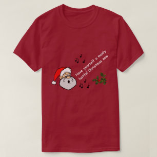 Het grappige Vrolijke Shirt van Kerstmis heeft