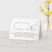 Het grappige Wenskaart van de Appreciatie van de Kaart (Gele Bloem)