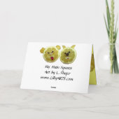 Het grappige Wenskaart van de Citroen Kaart (Achterkant)