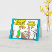 Het grappige Wenskaart van het Golf Kaart (Gele Bloem)