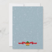 Het grappige wenskaart van Kerstmis van de Feestdagenkaart (Achterkant)