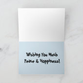 Het grappige Wenskaart van Pasen Feestdagen Kaart (Binnen)