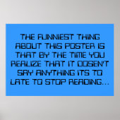 Het grappigste ding poster (Voorkant)