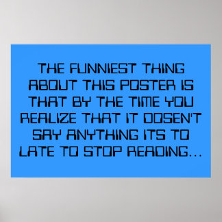 Het grappigste ding poster