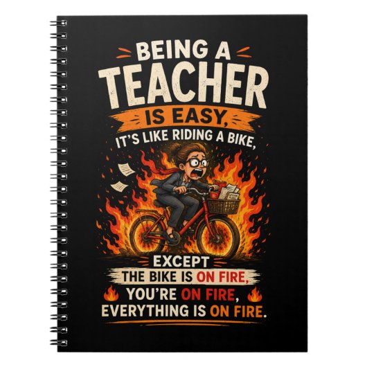 Het Grappigste Leraar Cadeau Ooit! 🍎🔥 Notitieboek (Voorkant)