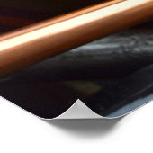 Het gras, de  Britse stoommotor Poster (Hoek)