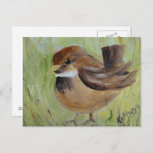 Het gras doorzoeken briefkaart (Voorkant / Achterkant)