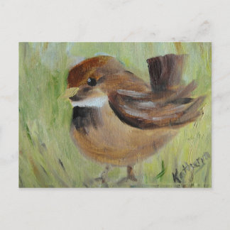 Het gras doorzoeken briefkaart