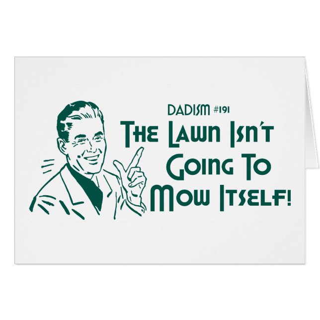 Het gras gaat zich niet bewegen! (Dadism nr. 191) (Voorkant Horizontaal)