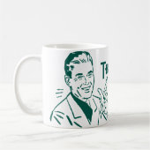 Het gras gaat zich niet bewegen! (Dadism nr. 191) Koffiemok (Links)