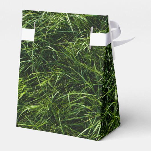 Het gras is altijd groener gunstbox bedankdoosjes (Achterkant)