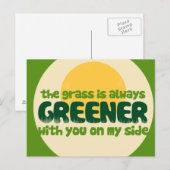 Het gras is groener briefkaart (Voorkant / Achterkant)
