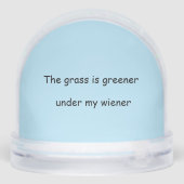 HET GRAS IS GROENER ONDER MIJN WIENER SNEEUWBOL (Achterkant)