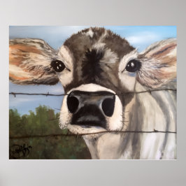 Het gras is groener poster