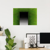 Het gras is niet altijd groener poster (Thuiskantoor)