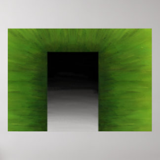 Het gras is niet altijd groener poster
