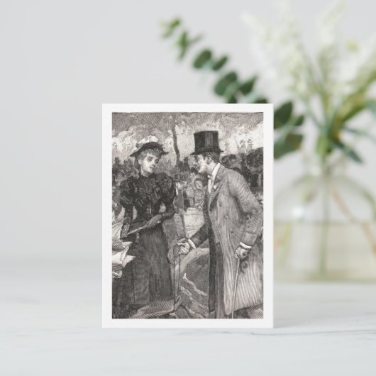 Het gras, nabij Stanhope Briefkaart (Staand voorkant)