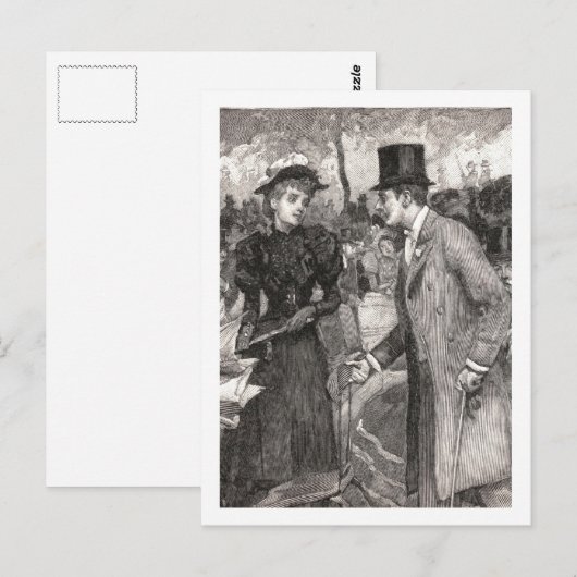 Het gras, nabij Stanhope Briefkaart (Voorkant / Achterkant)