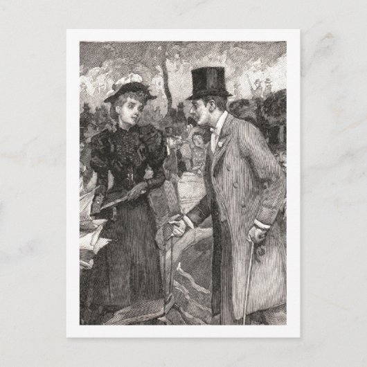 Het gras, nabij Stanhope Briefkaart (Voorkant)