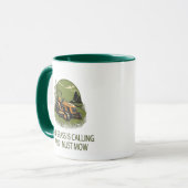 Het gras roept en ik moet grappig maaien Mok (Voorkant links)