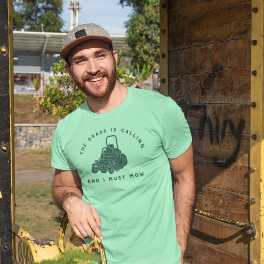 Het gras roept en ik moet grappig zijn Tri-Blend shirt