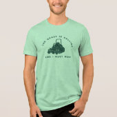 Het gras roept en ik moet grappig zijn Tri-Blend shirt (Voorkant)