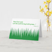 Het Gras van de god - de Kaart van Vaderdag (Gele Bloem)