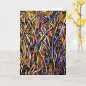 Het Gras van het Glas van Carnaval met de Oranje Kaart (Gele Bloem)