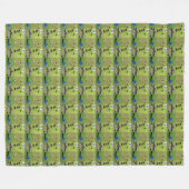 het grasfort Bowls Photo Collage Pattern; Fleece Deken (Voorkant (Horizontaal))