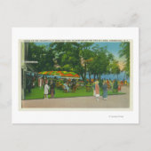 Het graven op de stoep van Roseland Park Scene Briefkaart (Voorkant)